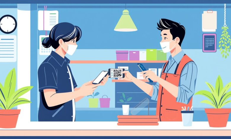 Ilustrasi manfaat pembayaran digital untuk bisnis