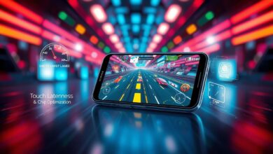 latensi touch screen gaming mobile